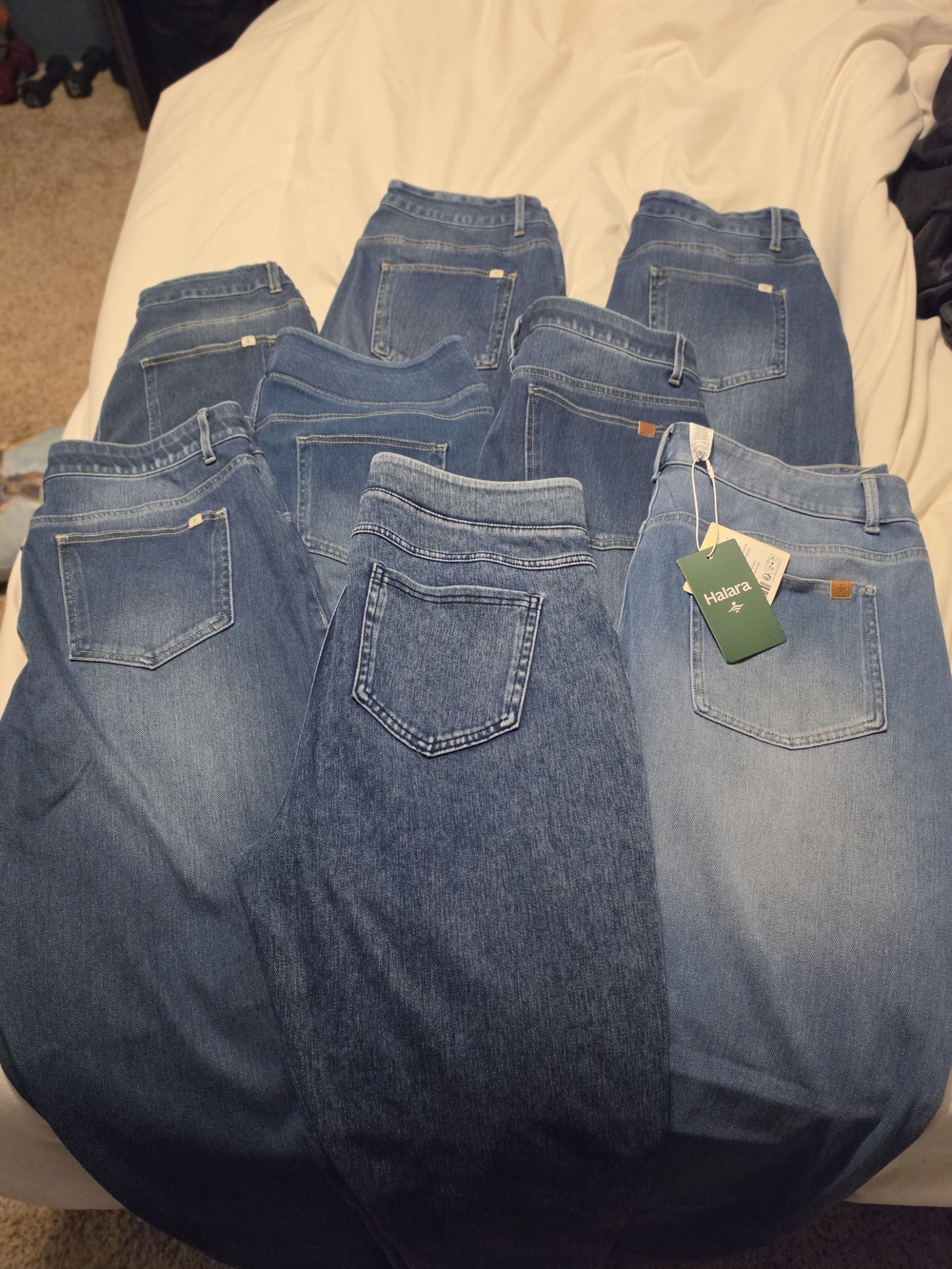 HALARA Women's Blue Denim Jeans Lot